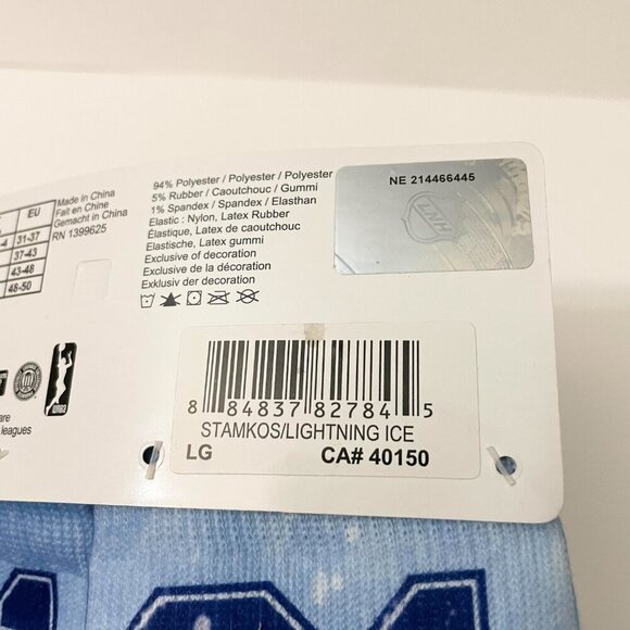 FBF Originals NHL Steven Stamkos Socks Mens Large Socks Tampa Bay Lightning - Picture 12 of 14